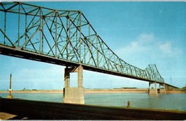 Postcard East St Louis Veterans Memorial Bridge Missouri - £5.38 GBP