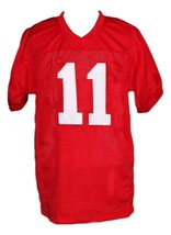 Junior Floyd #11 Little Giants Movie New Men Football Jersey Red Any Size image 4