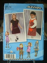 Simplicity 2574 Girl&#39;s Jumpers &amp; Shrug Pattern - Size 4/5/6/7/8 Chest 23-27 - $8.15