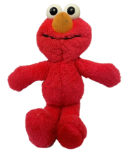 Vintage 1995 Tyco Sesame Street Red Muppet Elmo Plush Stuffed Doll Toy 9&quot; - £12.44 GBP