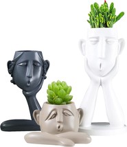 Succulent Pots Statue Decor Crafted Figurines for Home Decor Accents - £52.75 GBP