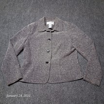 Vintage Jessica Howard Petite Blazer Women 8 P8 Gray - $23.58 CAD