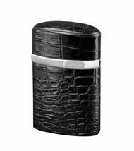 Bizard and Co. - The &quot;Triple Jet&quot; Table Lighter - Croco Pattern Black - £102.12 GBP