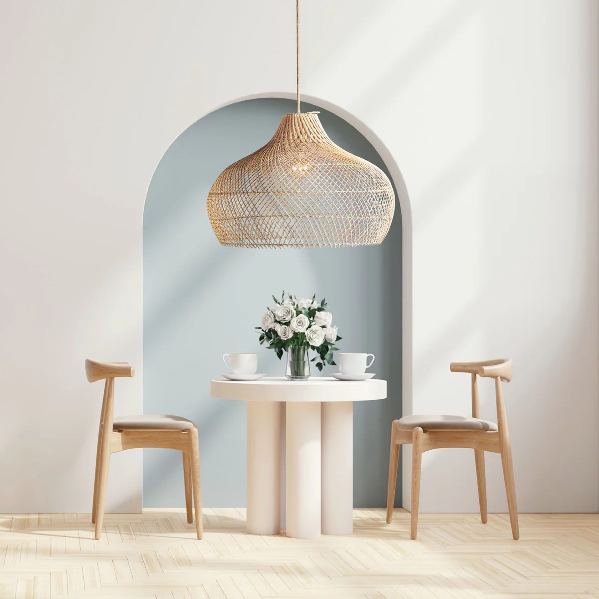 14&quot; Natural Rattan Pendant Light – A Perfect Blend of Handcrafted Art - €98,90 EUR