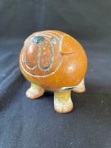 Lisa larson Figurina Bulldog Cane Marrone Sweden/Ceramica Originale Adesivo - £106.68 GBP