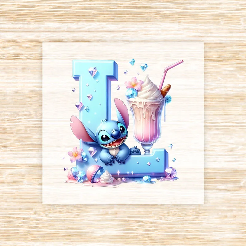 Disney Lilo Stitch Heat Transfer Sticker Adult Kids T-shirt -5-8cm SDZ-2954 - €2,85 EUR