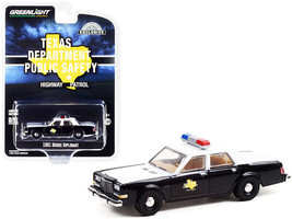 1981 Dodge Diplomat White Black Highway Patrol Texas Department of Public Safety - £15.20 GBP