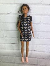 Mattel 2019 Barbie Fashionistas 140 Doll African American Mouse Print Dress - £8.27 GBP