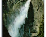 Upper Falls Yosemite National Park California CA Chrome Postcard V1 - £2.10 GBP