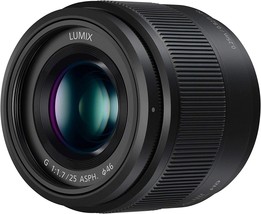 Panasonic LUMIX G Lens, 25mm, F1.7 ASPH, Mirrorless Micro Four Thirds, H-H025K - £150.10 GBP