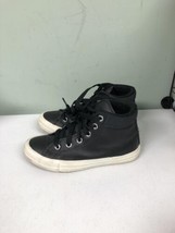 Converse Unisex Kids&#39; Chuck Taylor High Top Boot Sneaker 661906C Black S... - $35.72