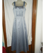 Ladies Precious Formals Satin Evening Dress w/Beaded Straps - Size 6 - £44.84 GBP