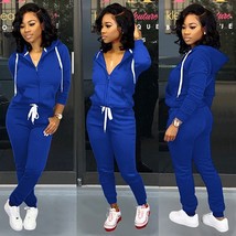 Women&#39;s Two Piece Outfits Sets Long Pants Casual Matching Clothing SZS,M,L,XL,2X - £29.33 GBP