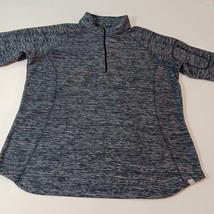 BCG Men's Sweatshirt Men's Gray 1/4 Zip Pockets Pullover Sweatshirt Size Large image 8