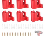 6Pcs Milwaukee Drill Holder, Dirll Holder Wall Mount For Milwaukee M12 D... - £30.04 GBP