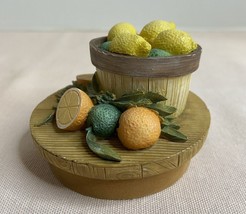 Yankee Candle Our America Lemon &amp; Lime Candle Bucket 3&quot; Candle Topper Stopper - $14.00