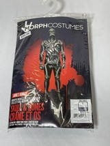 Skull and Bones Morphsuit Costume for adults-sz Large - £22.42 GBP