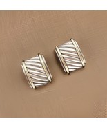 David Yurman Authentic Estate Thoroughbred Cable Earrings 14k Gold +Silv... - €415,28 EUR
