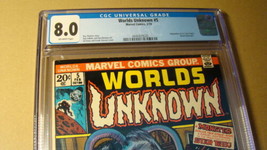 WORLDS UNKNOWN 5 *CGC 8.0* PROTOTYPE DISPLACER BEAST DUNGEONS DRAGONS VOGT - £178.79 GBP