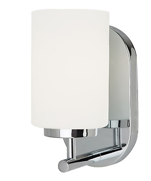 Sea Gull Lighting 41160-962 Oslo 8.75 Cased Opal Etched Wall Sconce in Brushed - $64.60