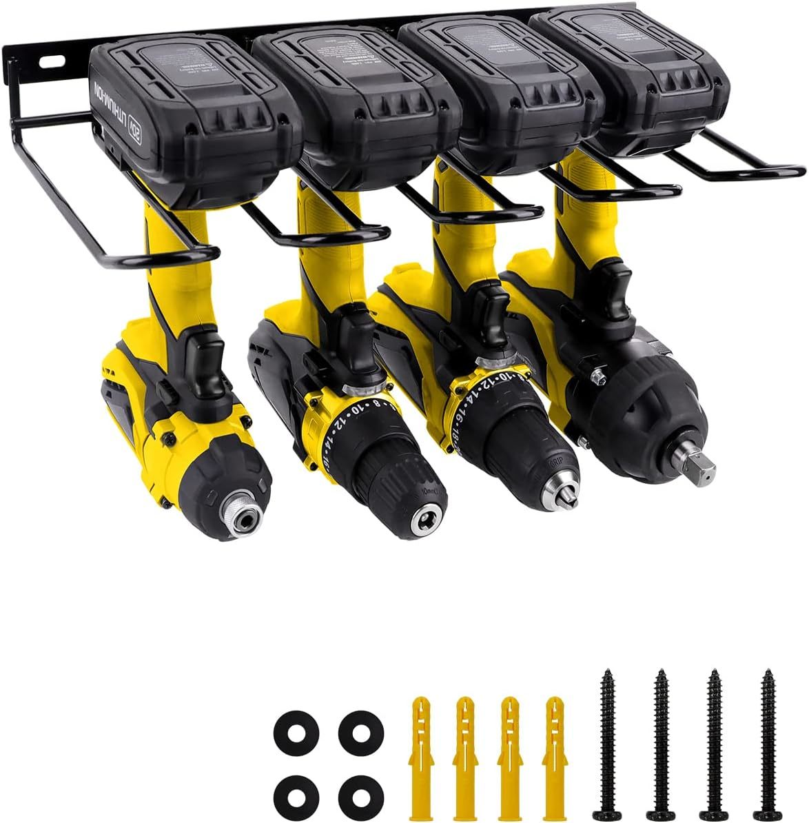 Power Tool Organizer Holder - Wall Mount Style For Power Tool Drill As H... - $32.99