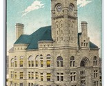 Blackford Contea Palazzo Della Hartford Città Indiana IN 1909 DB Cartoli... - $7.13
