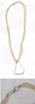Necklace # 146 16&quot; SEA PEALS AND SHELL PENDANT - $3.00