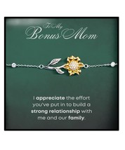 Sunflower Bracelet Bonus Mom Gift, Strong Relationship, Sunflower Bracel... - £43.96 GBP+