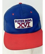 1982 Super Bowl XVI Snapback Hat - Mesh Trucker Bengals 49ers NFL READ - £11.85 GBP