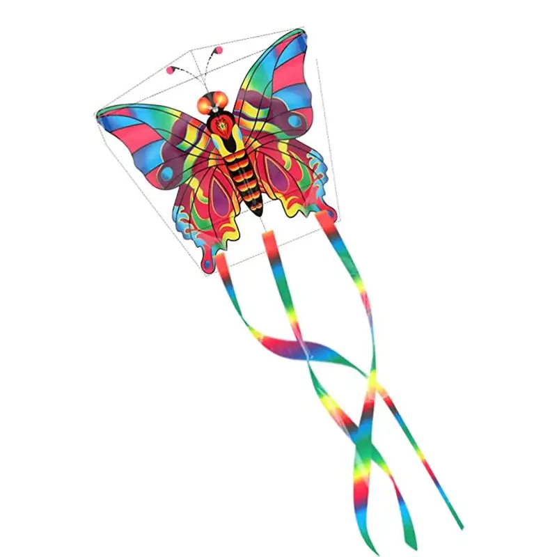 Beautiful Butterfly Kite Children&#39;s Butterfly Kite With Holding Fishing Rod For - £10.68 GBP