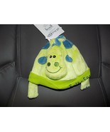Laid Back Kids Green Blue Sully Saurus Snuggle Hat Infant One Size NEW - £13.78 GBP
