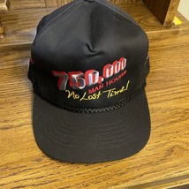 Hat Embroidered Red River Mining 750,000 Man Hours No Lost Time Youngan - $256.84 MXN