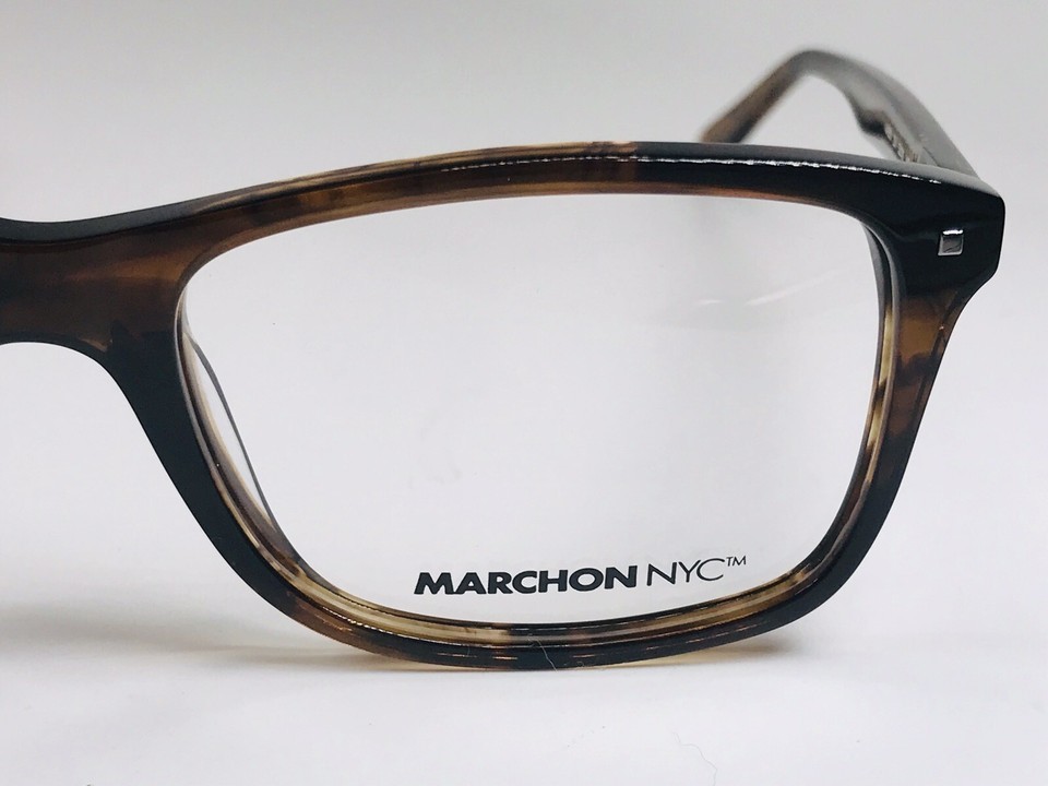 New MARCHON NYC M-8500 234 Brown Horn  Eyeglasses  53mm with Case Item image 8