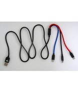 Cell Phone Charging Cable 3 in 1 Fast USB Universal Multi Function - €4,28 EUR