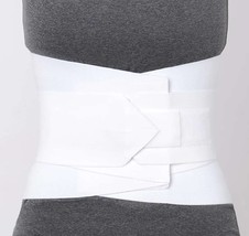 Advanced Ortho Premium Lumbar Sacral w/Abdominal Belt (White) Medium - $38.80