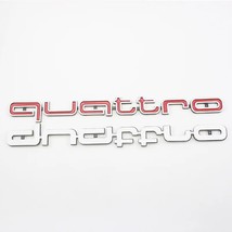 1set 3D ABS Car Front Grille Emblem  for  Quattro A3 A4 A5 A6 A6L A7 A8 Q3 Q5 Q7 - £77.15 GBP