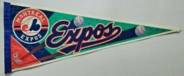 Rare Vintage 1997 MLB Pennant Montreal Expos WinCraft Sports 12&quot; x 30&quot; NOS - £15.84 GBP
