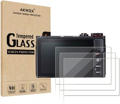 Pack of 3 Compatible Canon Eos M50 M6D M100 LCD Screen Protector 9H Hardness 0.3 - £17.42 GBP
