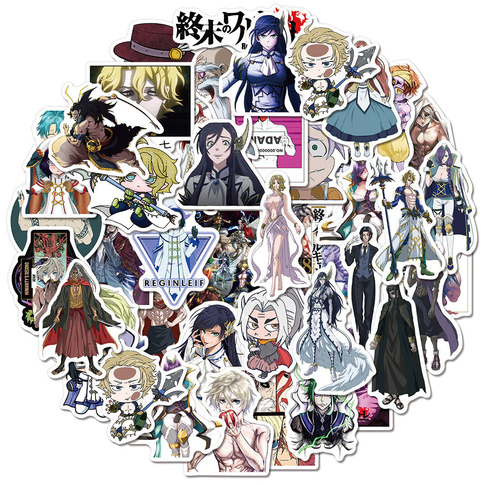 Primary image for 50 PCS Handmade Record of Ragnarok Anime Stickers for Laptop, Luggage, Skateboar