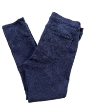 LRL Ralph Lauren Premier Skinny Ankle Paisley Stretch Jeans Womens Size 12 - £15.81 GBP