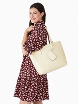 NWB Kate Spade Ava Reversible Brown Leather Tote Yellow Pouch K6052 Gift Bag FS - £114.71 GBP
