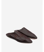 BROWN HANDMADE MOROCCAN slippers babouche shoes - $1,778.54 MXN