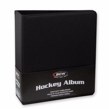 6 BCW 3&quot; Heavy Duty D-ring Premium Black Hockey Collectors Binder Albums - £92.09 GBP