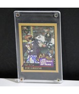 &quot;Mean&quot; Joe Greene NFL Hall of Fame Autographed NFL 1991 SIGNED Auto NFL ... - £35.18 GBP