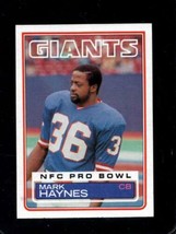 1983 Topps #126 Mark Haynes Exmt Ny Giants Dp Nicely Centered *X74700 - £1.53 GBP