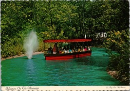 Six Flag&#39;s Mississippi Riverboat Postcard PC538 - £7.18 GBP