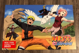 NARUTO SHIPPUDEN NYCC Comic Con EXCLUSIVE PROMO POSTER PRINT Anime - $235.67 MXN