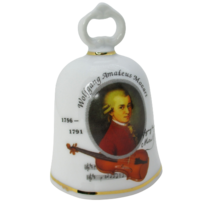 Vintage Porcelain Mozart Bell  Wolfgang Amadeus  Reutter Porzellan Austria - £11.82 GBP