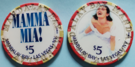 MAMMA MIA! @ Mandalay Bay $5 Las Vegas Casino Chip - £7.04 GBP