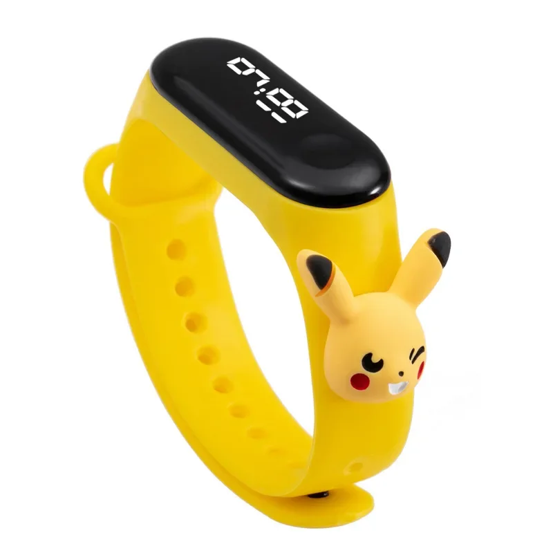 Pokmon Pikachu Child Watch Display Pokemon Anime Figures Waterproof Bracelet - £9.46 GBP